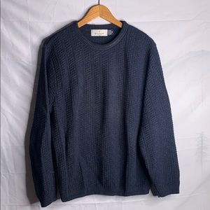 Men’s crew neck blue sweater